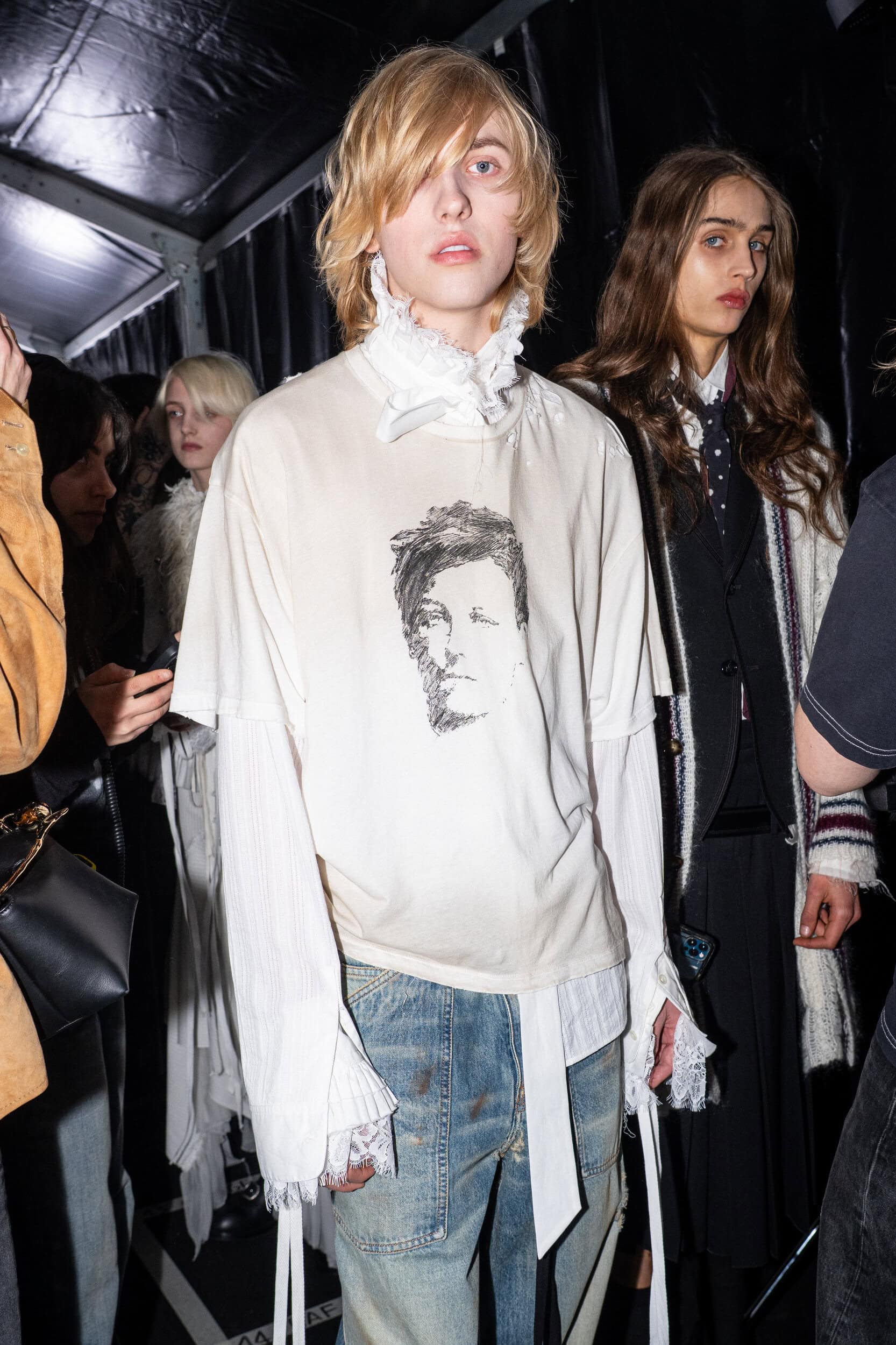 Ann Demeulemeester Fall 2026 Fashion Show Backstage