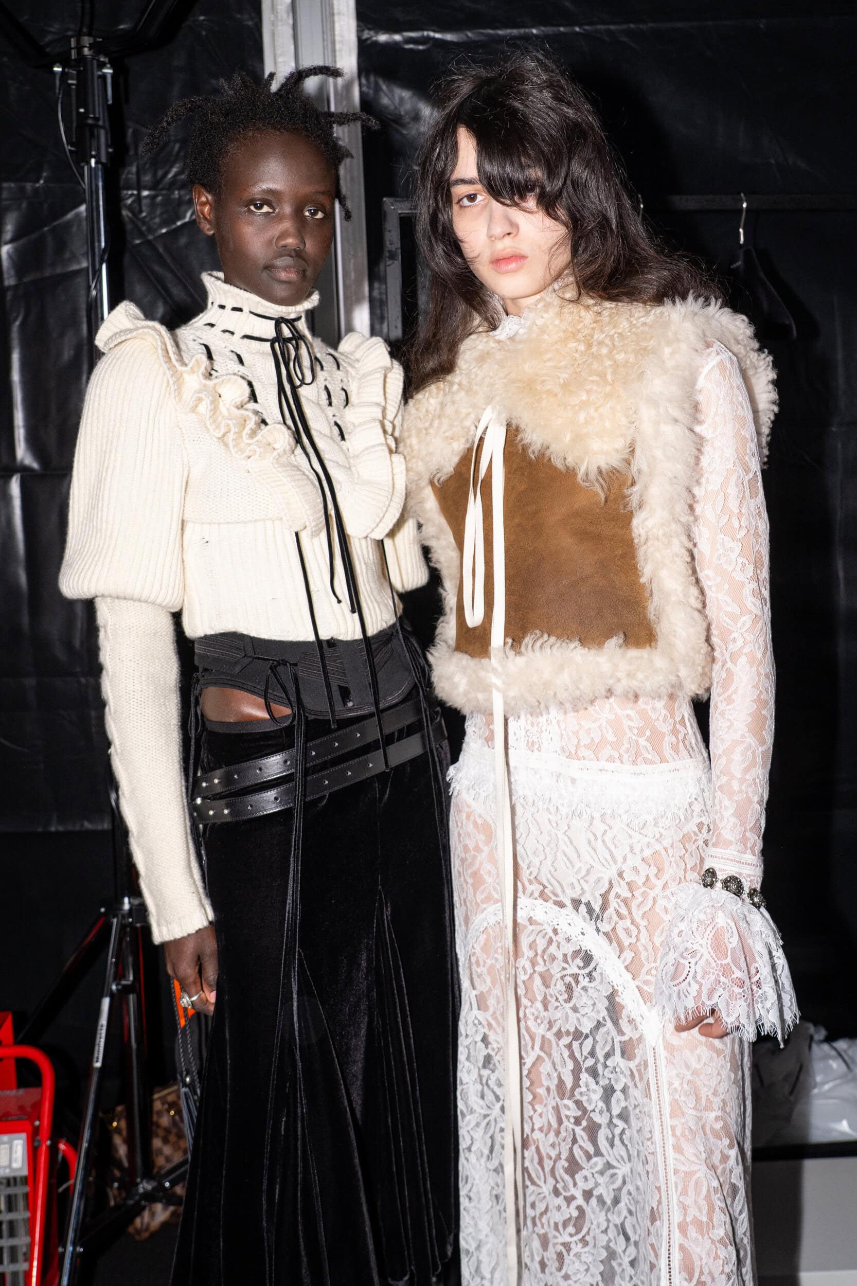 Ann Demeulemeester Fall 2026 Fashion Show Backstage