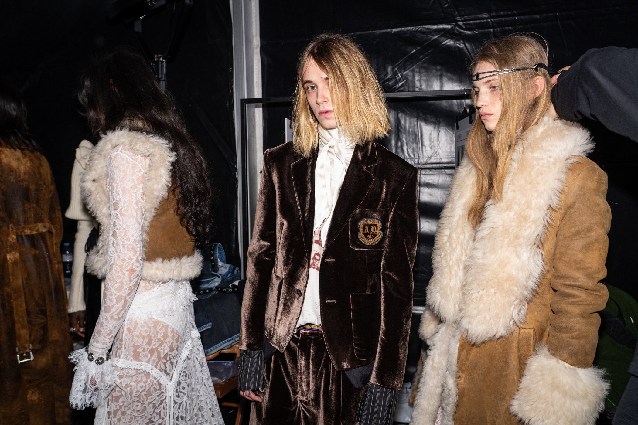 Ann Demeulemeester Fall 2026 Fashion Show Backstage