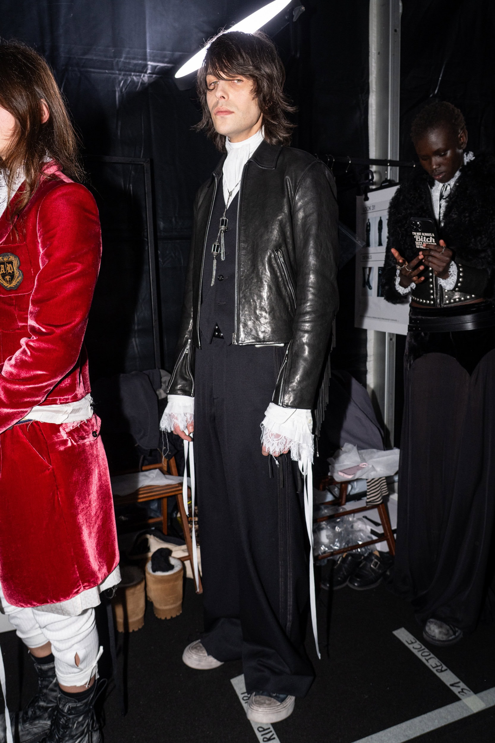 Ann Demeulemeester Fall 2026 Fashion Show Backstage