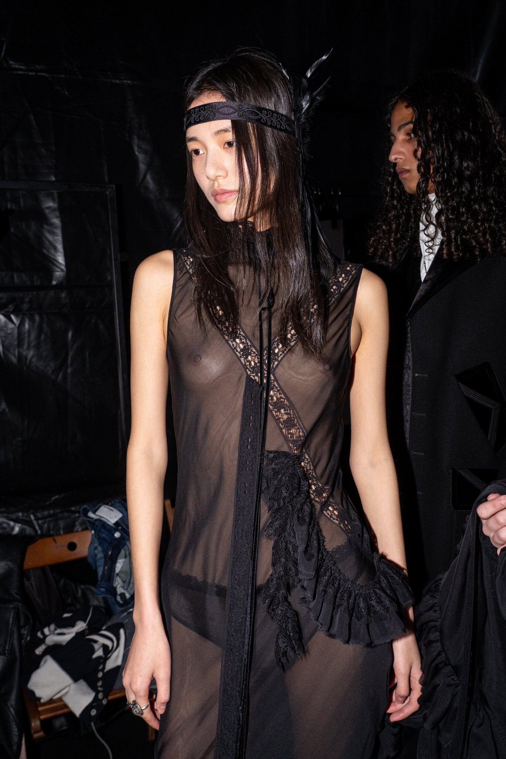 Ann Demeulemeester Fall 2026 Fashion Show Backstage