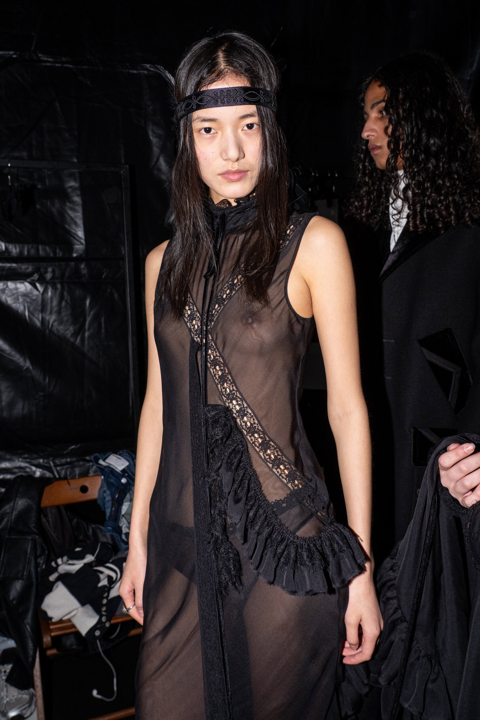 Ann Demeulemeester Fall 2026 Fashion Show Backstage