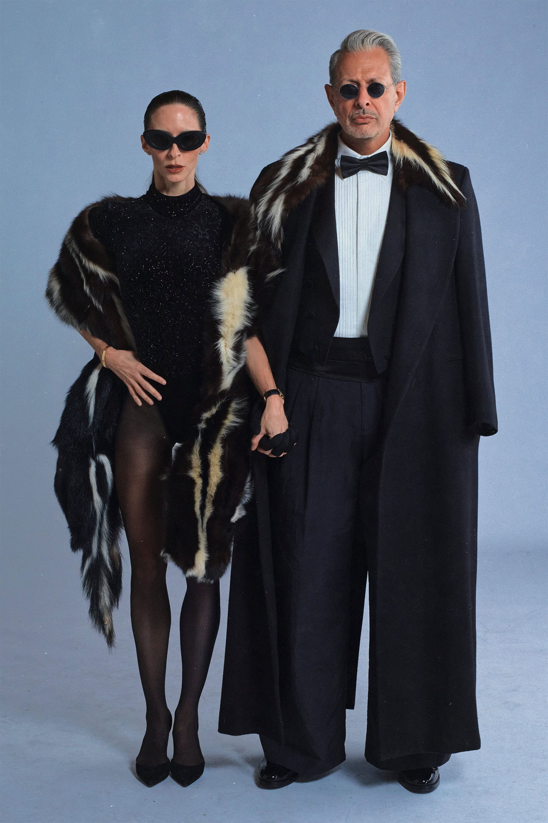 Jeff and Emilie Goldblum in ERL to Vanity Fair Oscar Party