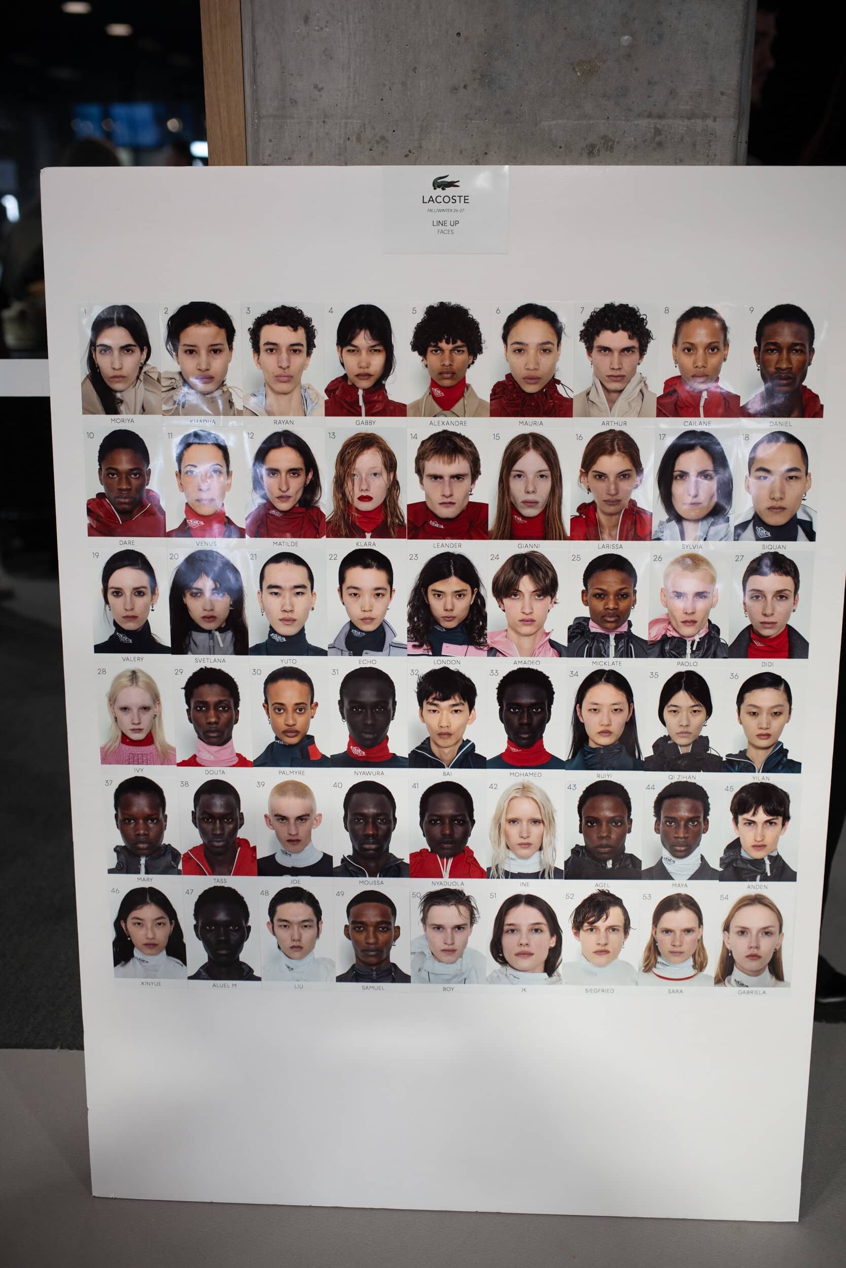 Lacoste Fall 2026 Fashion Show Backstage