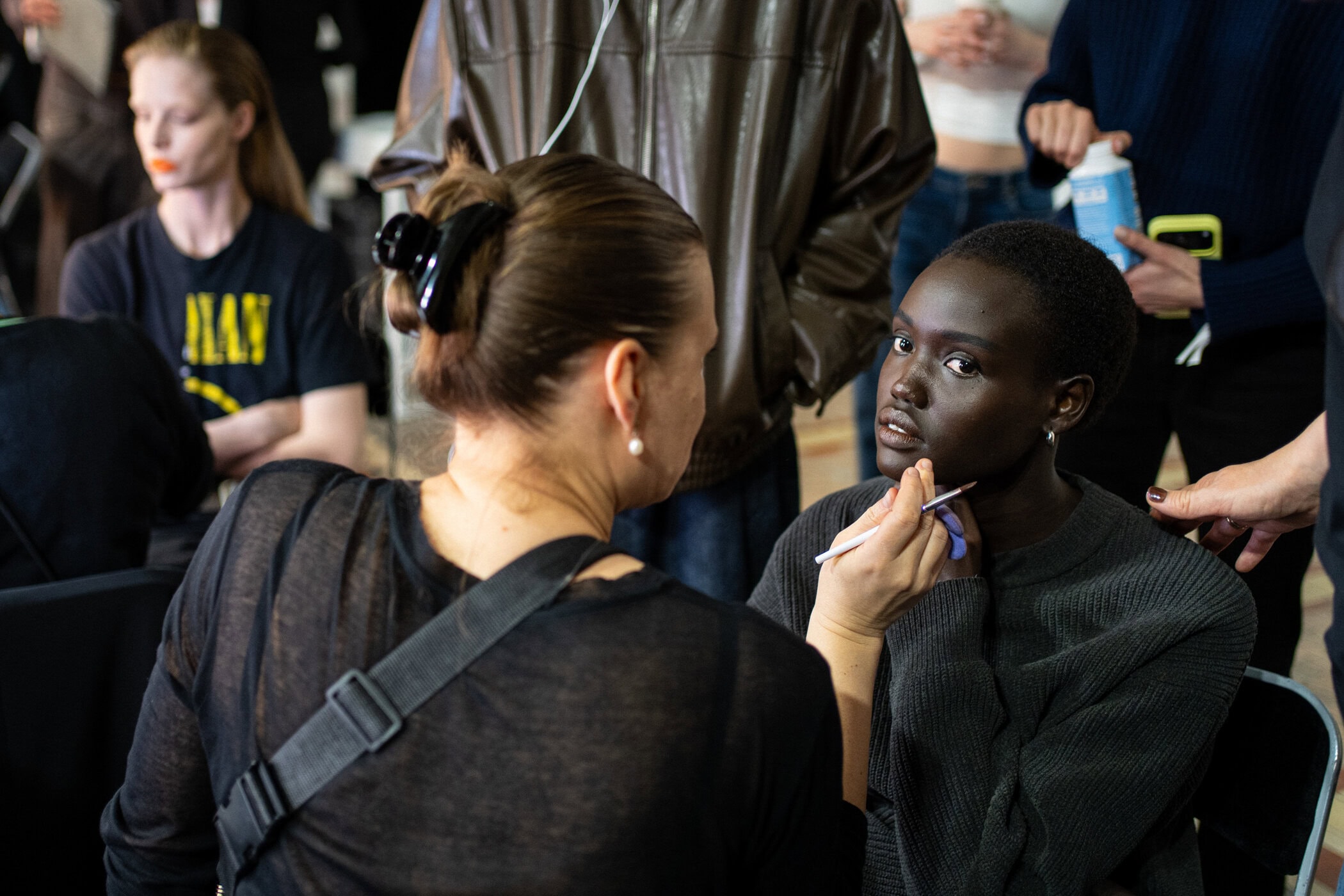 Mugler Fall 2026 Fashion Show Backstage