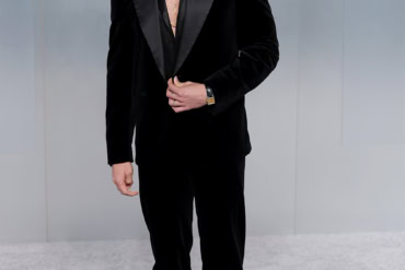 Patrick Schwarzenegger wears Gucci at The 2026 Vanity Fair Oscars Party