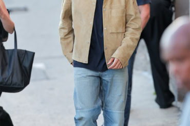 Robert Pattinson in Dior at the "Jimmy Kimmel Live!" Studio