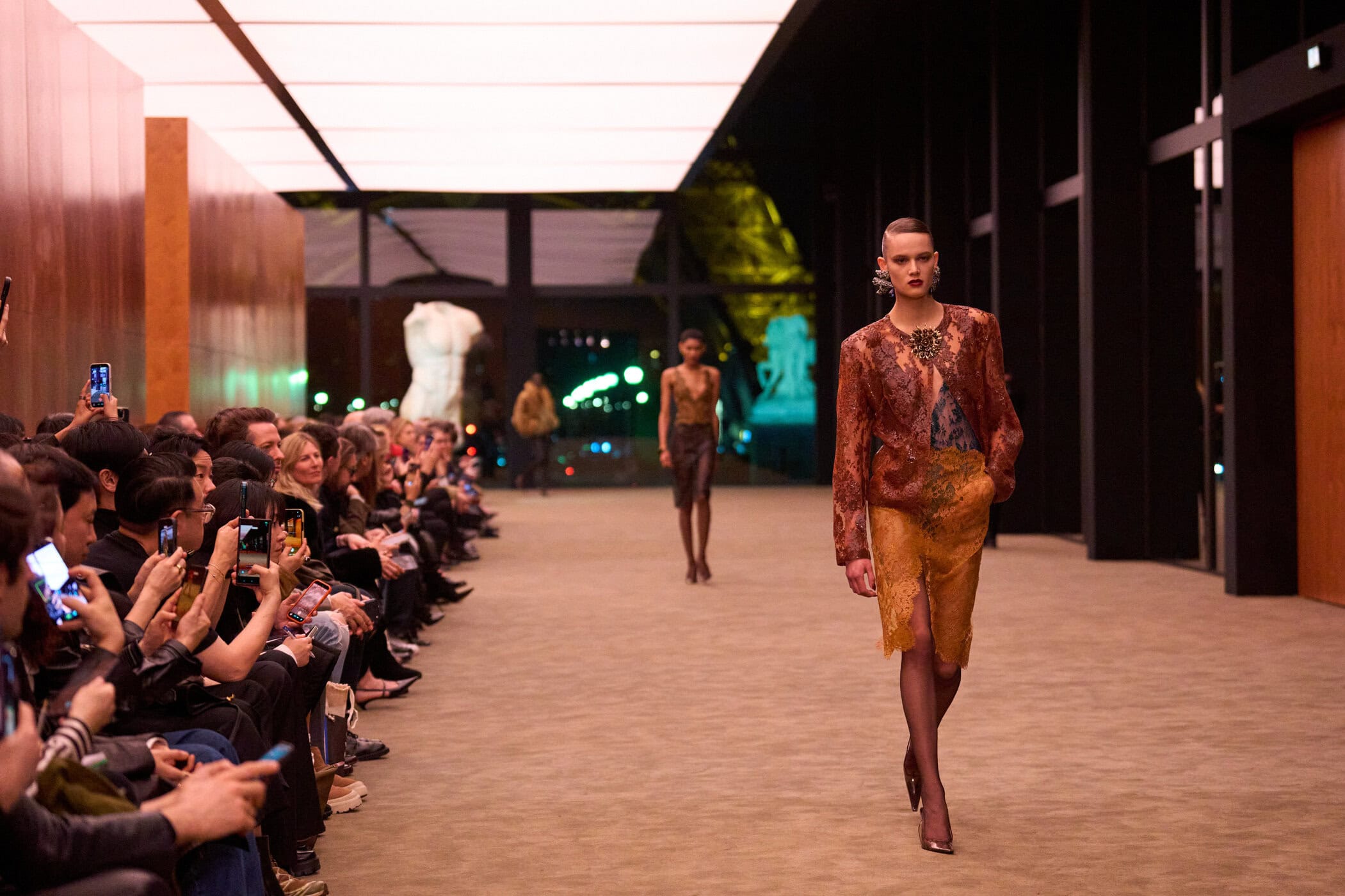 Saint Laurent Fall 2026 Fashion Show Atmosphere