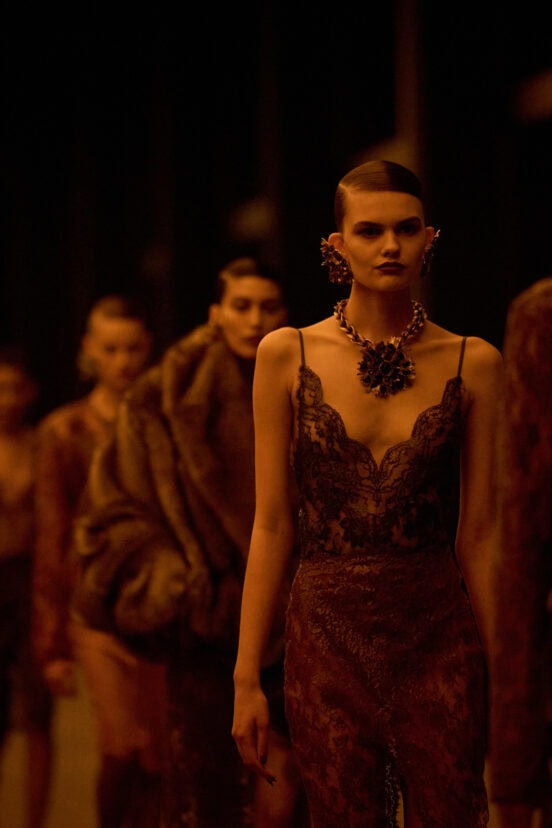 Saint Laurent Fall 2026 Fashion Show Atmosphere