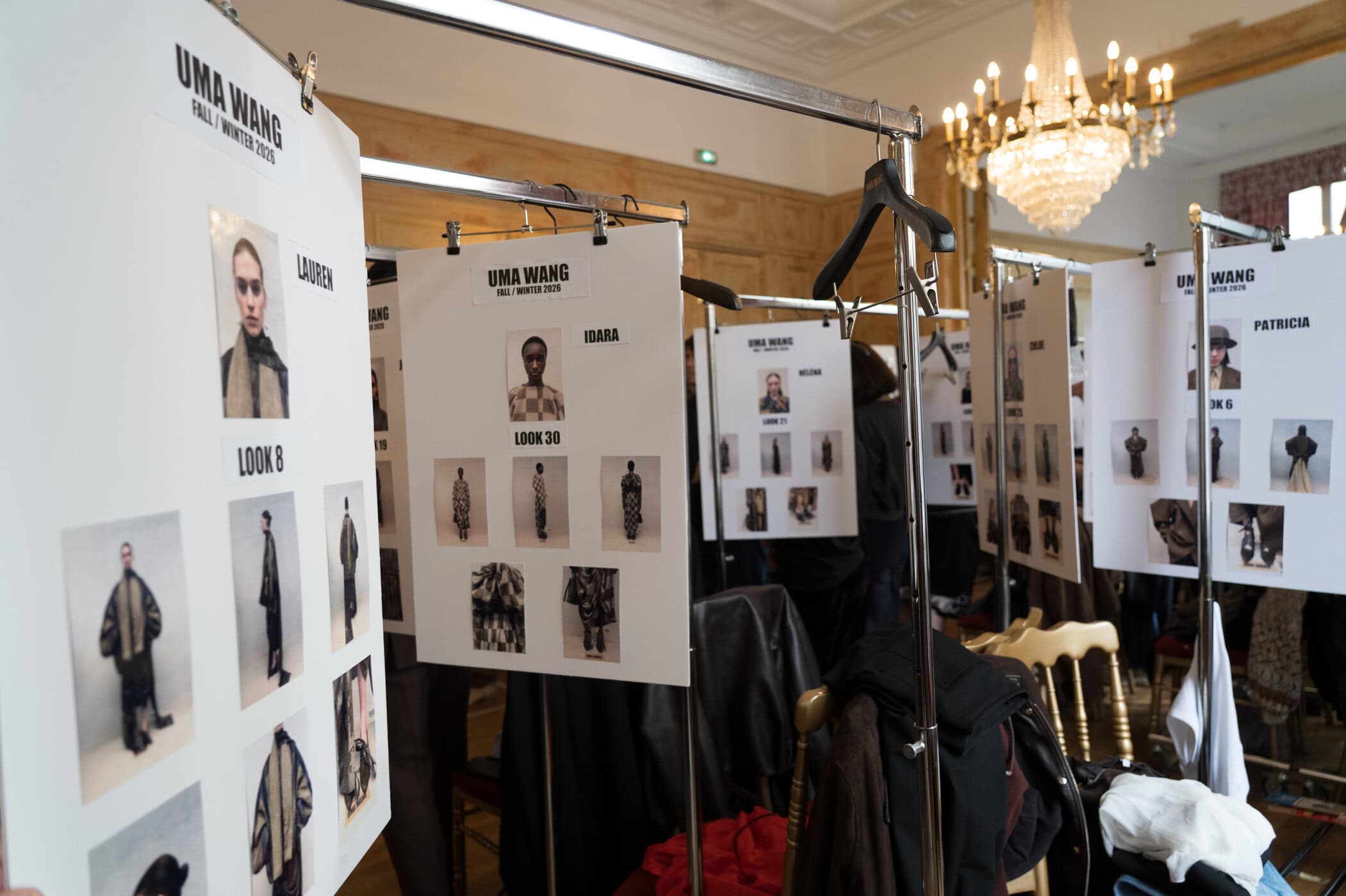 Uma Wang Fall 2026 Fashion Show Backstage