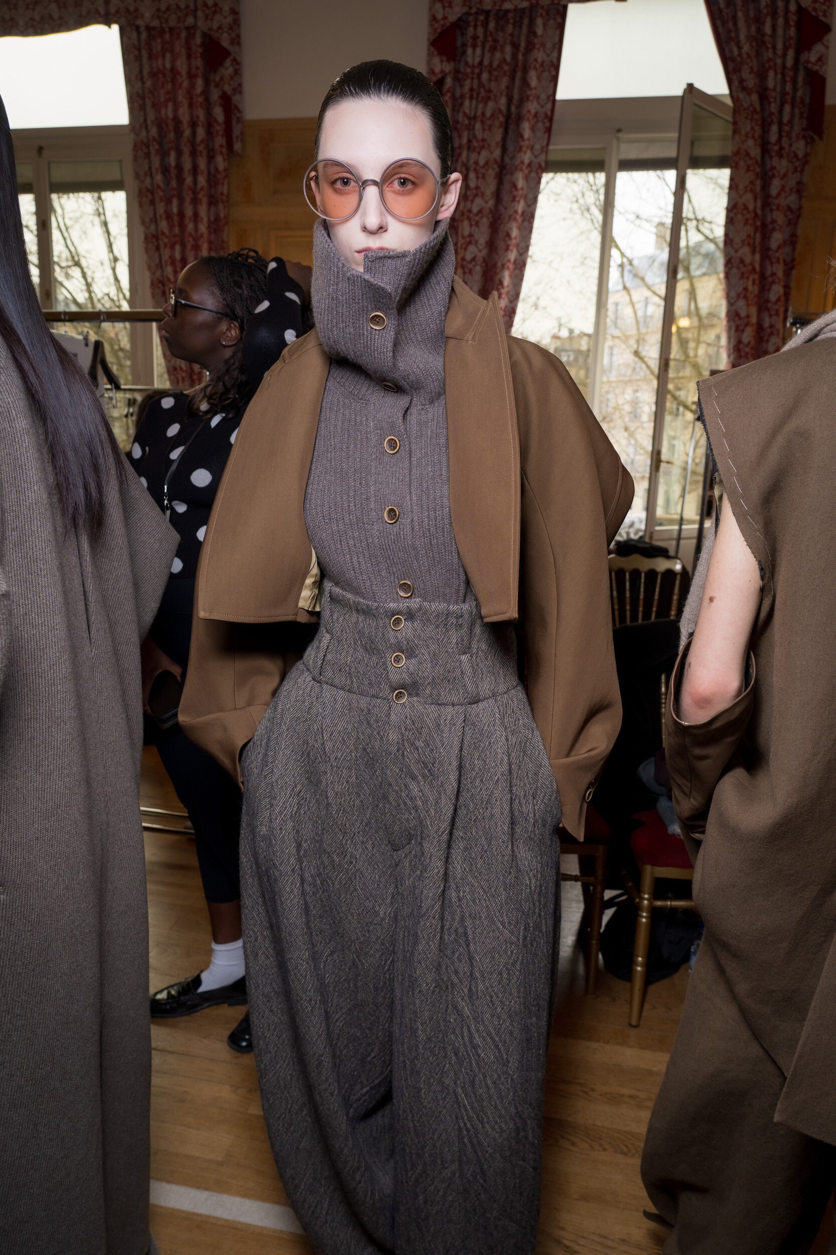 Uma Wang Fall 2026 Fashion Show Backstage