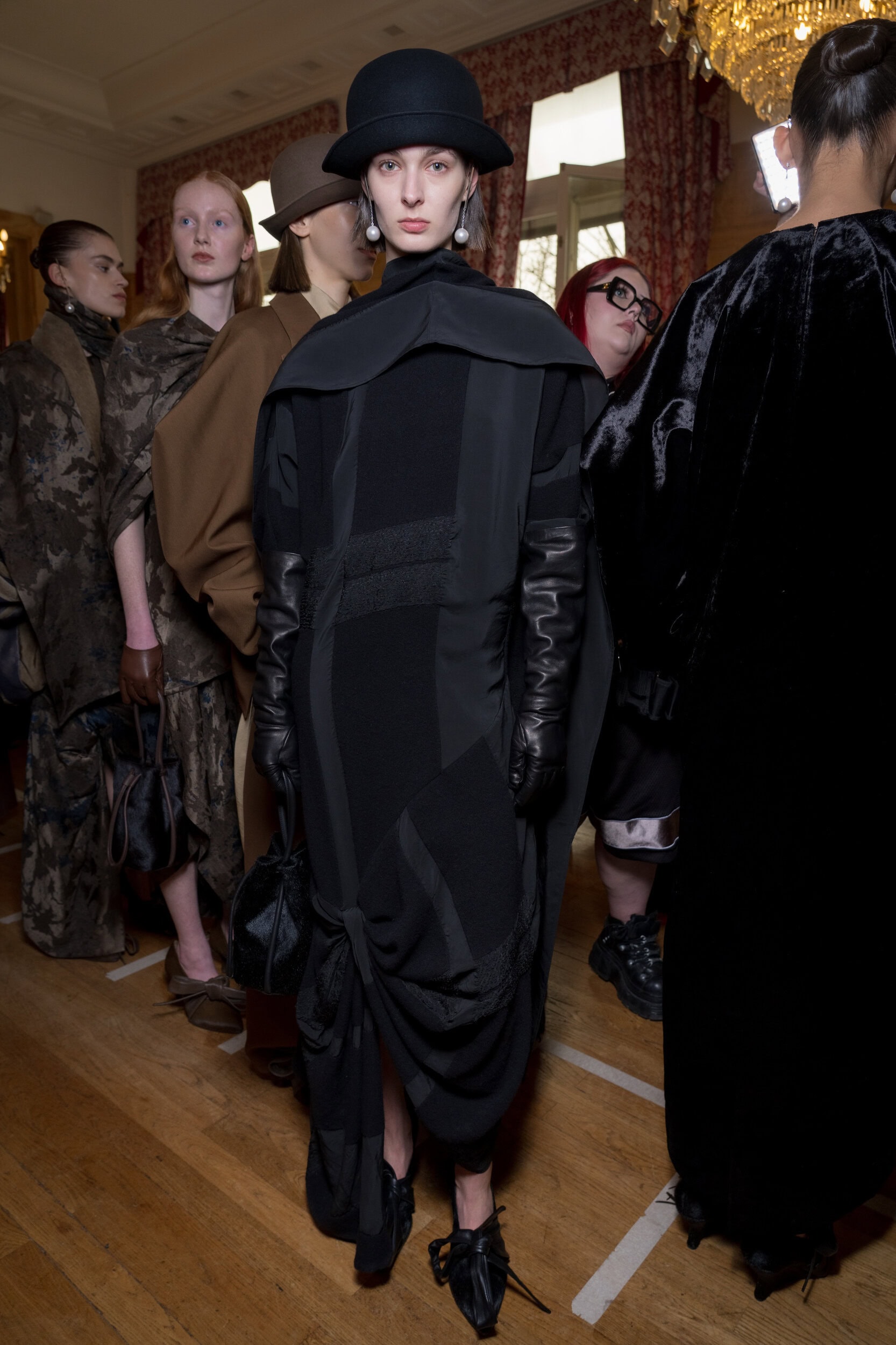 Uma Wang Fall 2026 Fashion Show Backstage