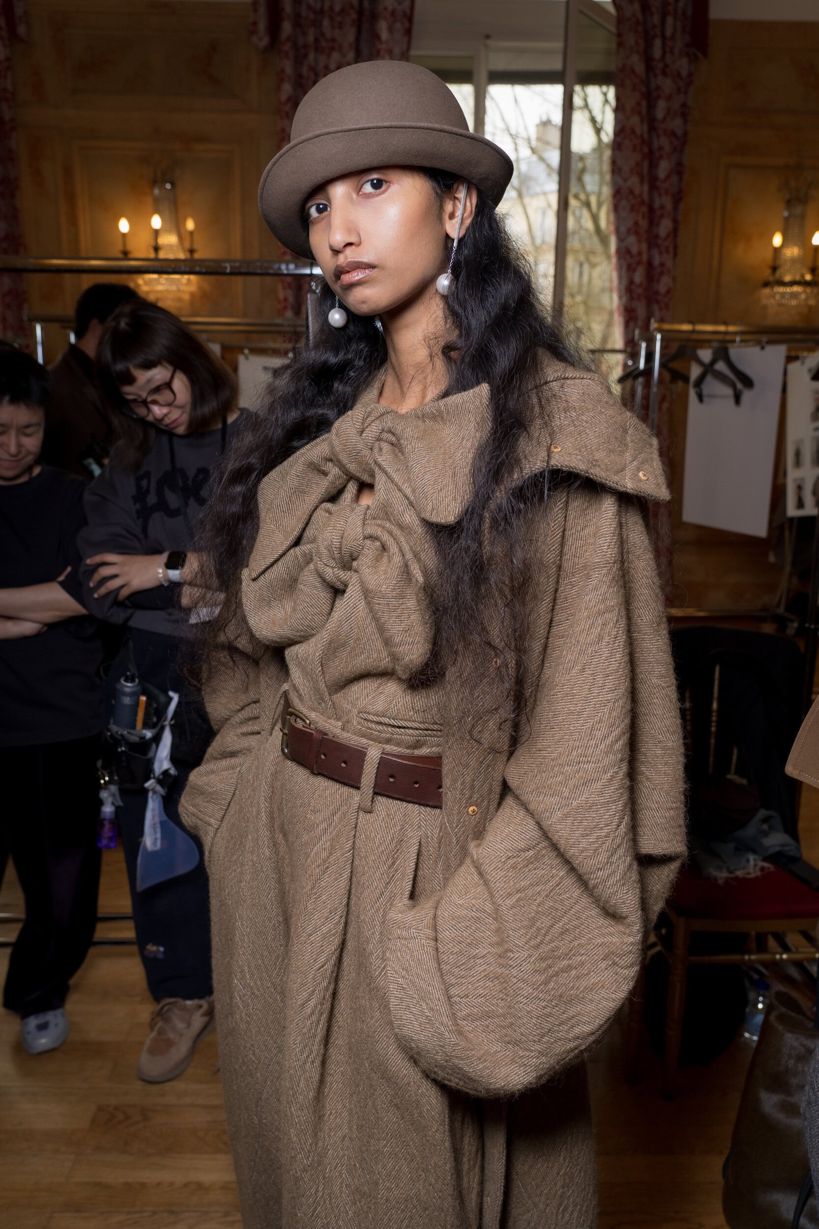Uma Wang Fall 2026 Fashion Show Backstage