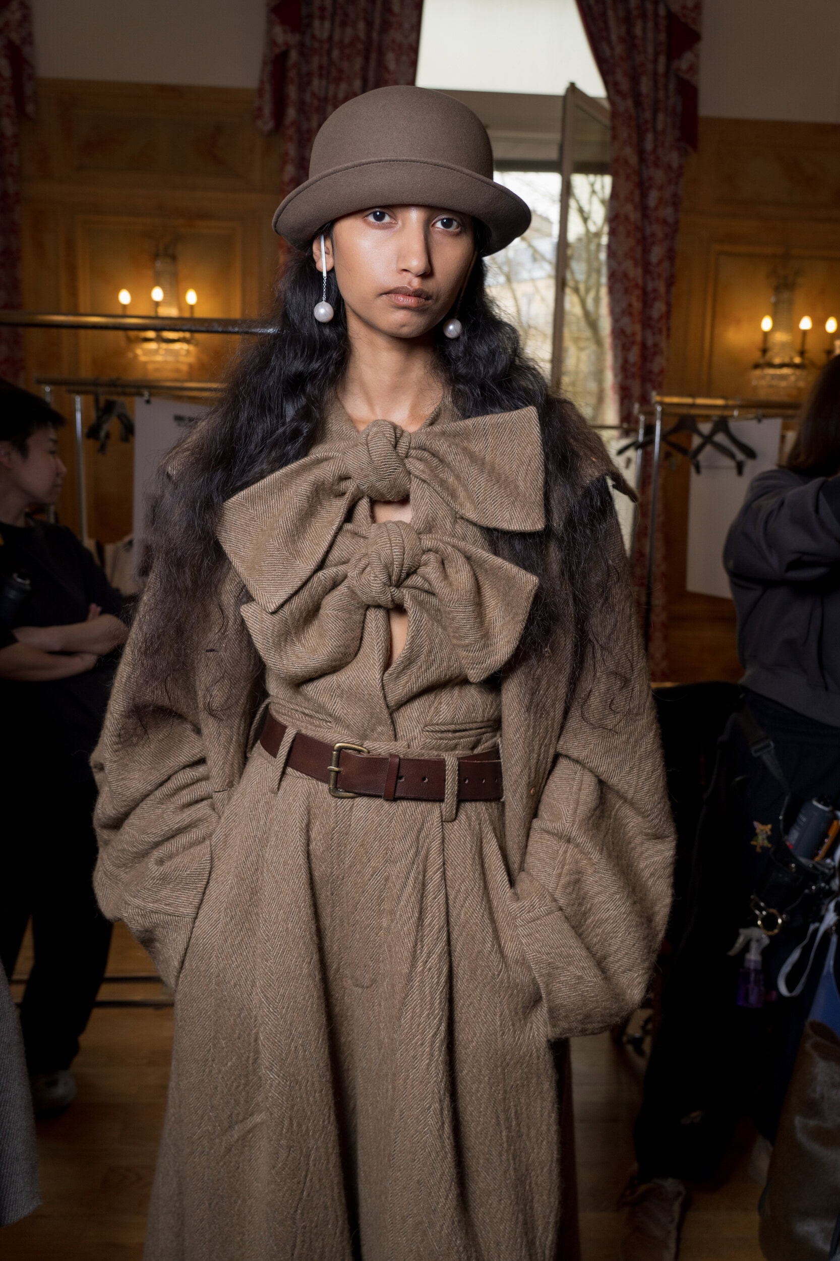 Uma Wang Fall 2026 Fashion Show Backstage