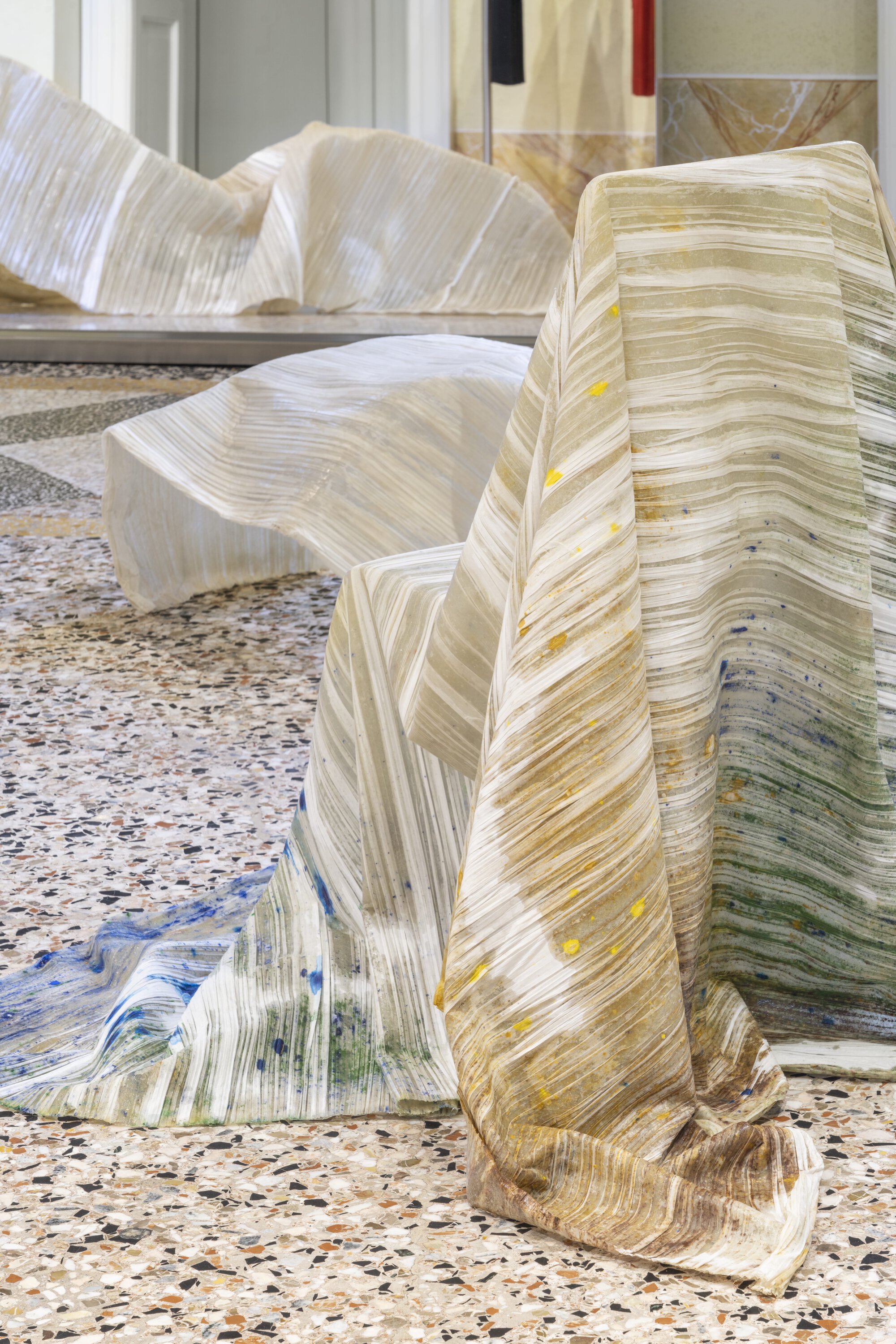 Issey Miyake Presents The Paper Log Shell And Core Installation In Issey Miyake Presents The Paper Log Shell And Core Installation In