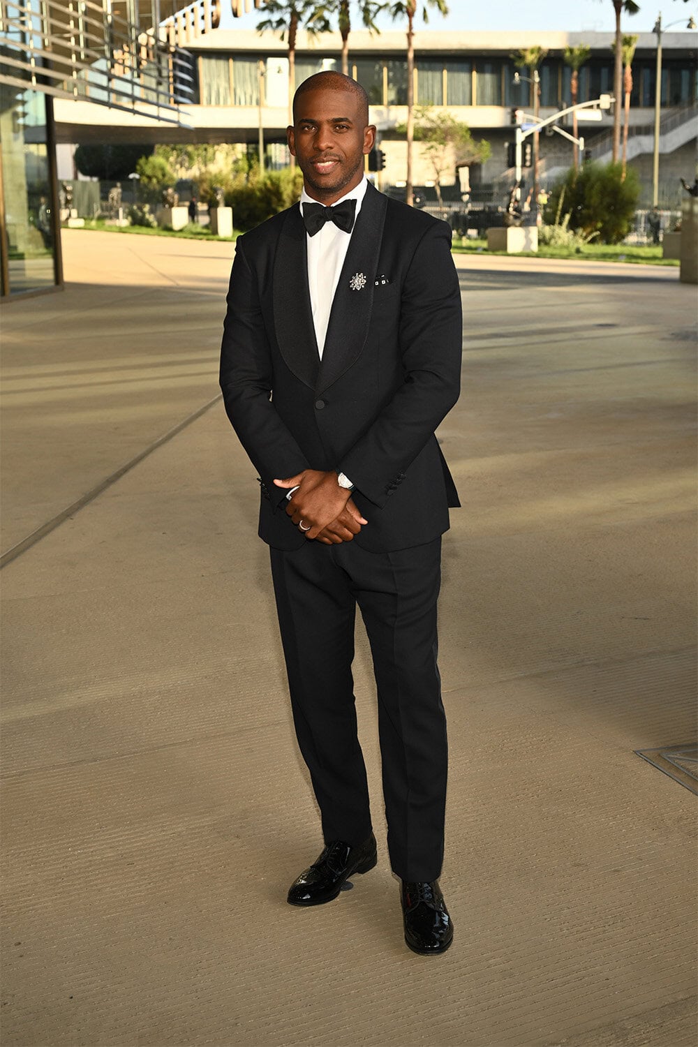 Chris Paul wears Dunhill at The LACMA Opening Gala for the David Geffen Galleries