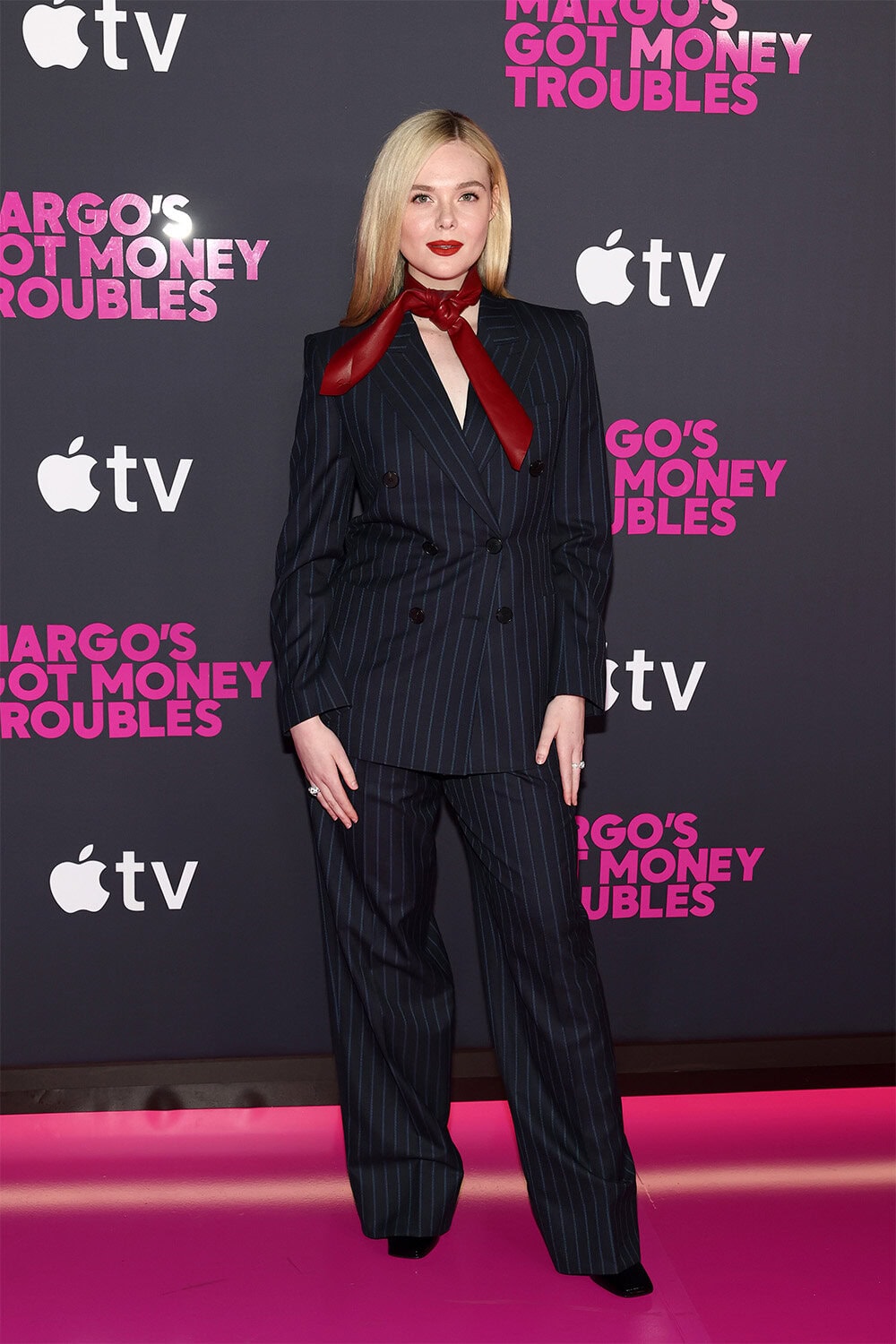Elle Fanning wears Givenchy at "Margo's Got Money Troubles" New York Premiere