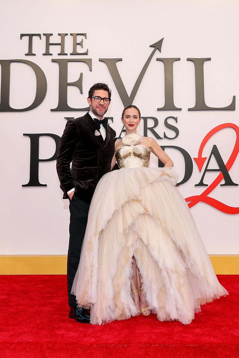Emily Blunt wears Dunhill at The Devil Wears Prada 2 World Premiere