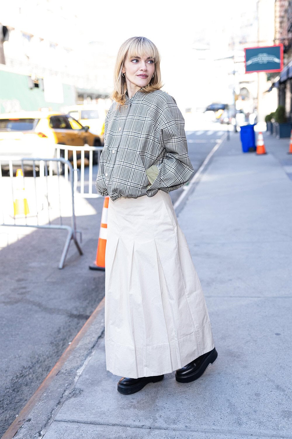 Madeline Brewer Wears Barbour While Out in NYC