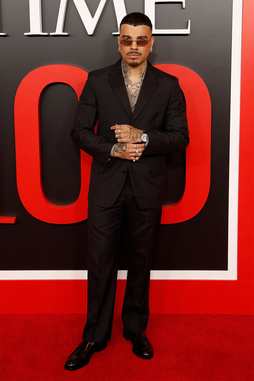 Rauw Alejandro wears Prada at 2026 Time100 Gala