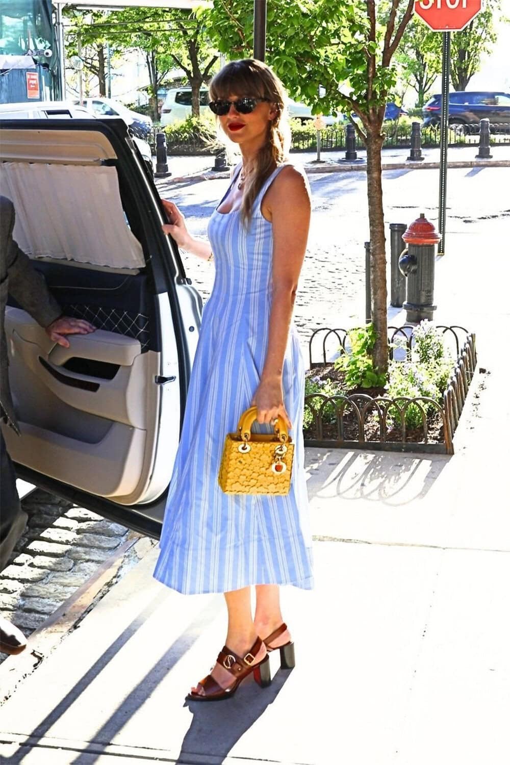 Taylor Swift wore a Lady Dior bag in New York