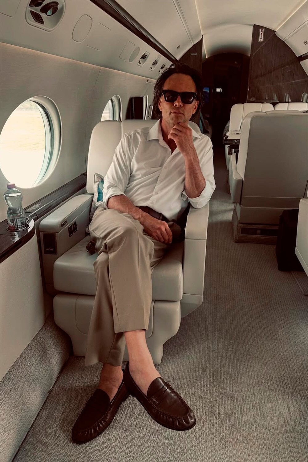 Walton Goggins wears Saint Laurent