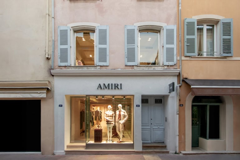 Amiri Opens Seasonal Boutique in Saint-Tropez