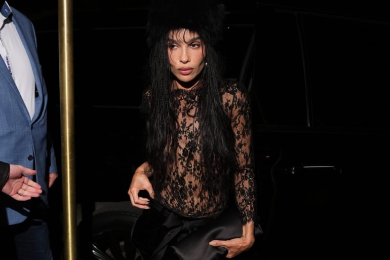 Saint Laurent Hosts Met Gala After Party With Zoë Kravitz in New York