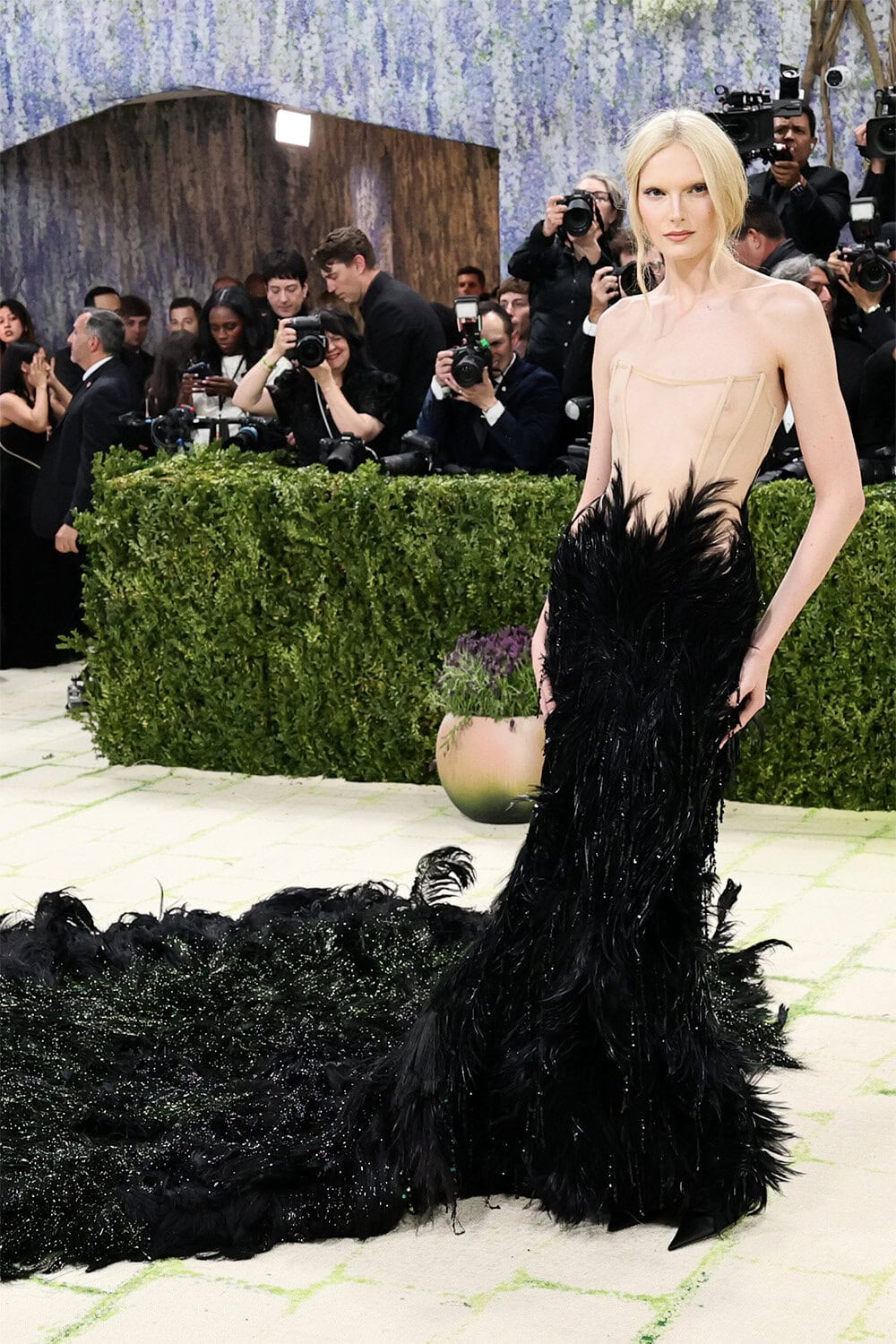 Alex Consani wears Gucci at The 2026 Met Gala