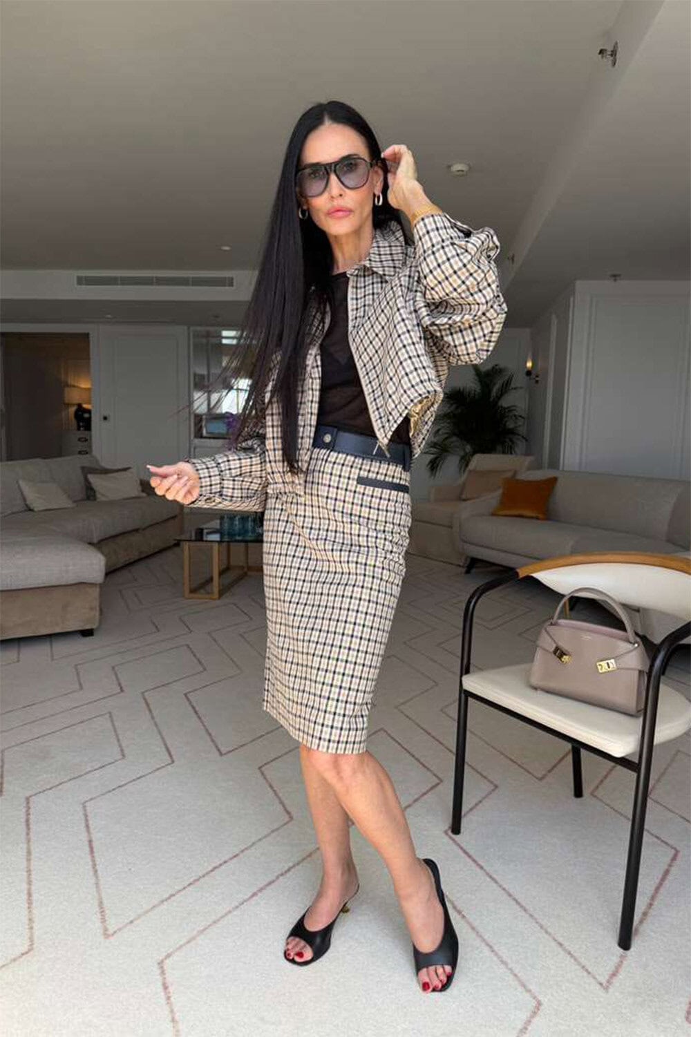 Demi Moore wears Ferragamo at The 79th annual Cannes Film Festival