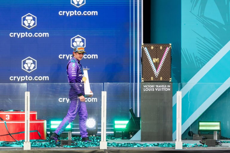 Louis Vuitton Expands Formula 1 Presence With Trophy Trunk at Miami Grand Prix