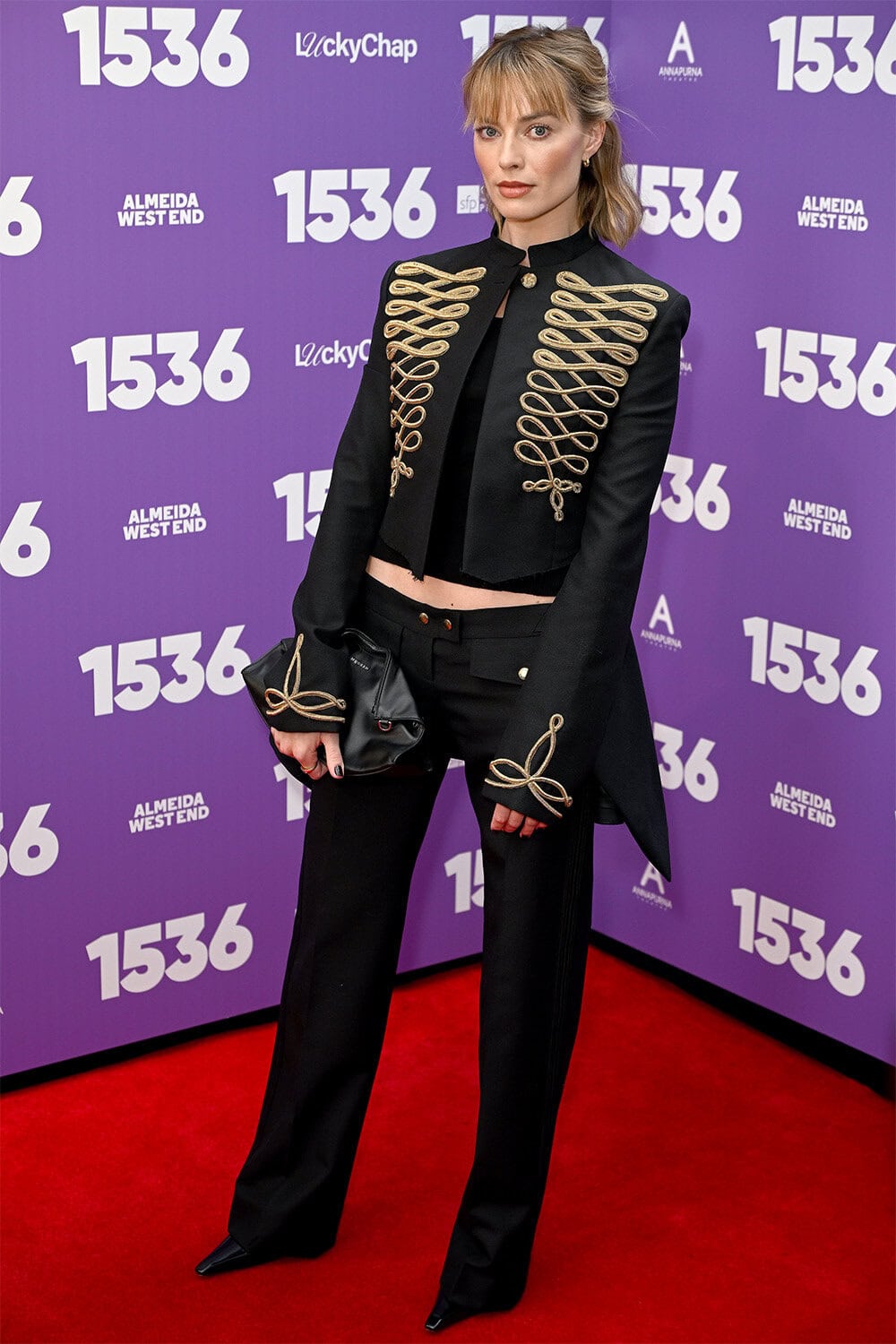 Margot Robbie wears McQueen at '1536' Opening Night