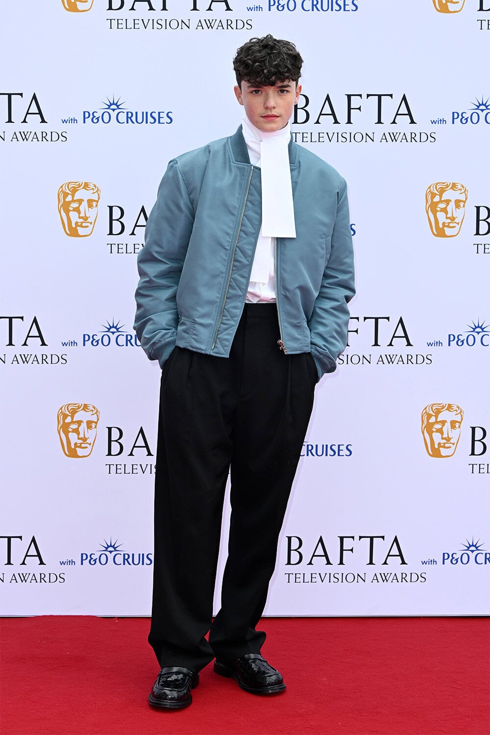 Owen Cooper wears Bottega Veneta at BAFTA Television Awards 2026