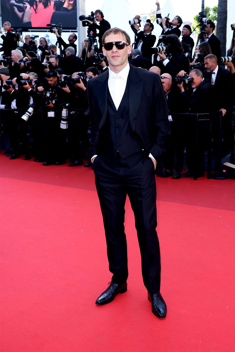 Paul Hamy wears Berluti at The 79th Cannes Film Festival