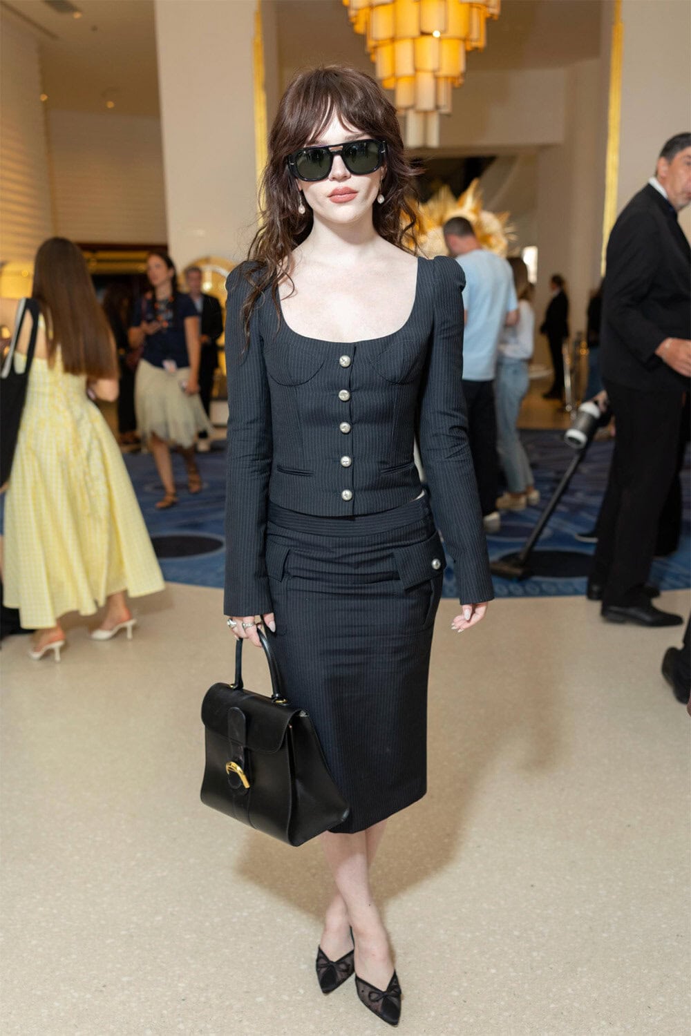 Sophie Thatcher wears McQueen at 79th Annual Cannes Film Festival