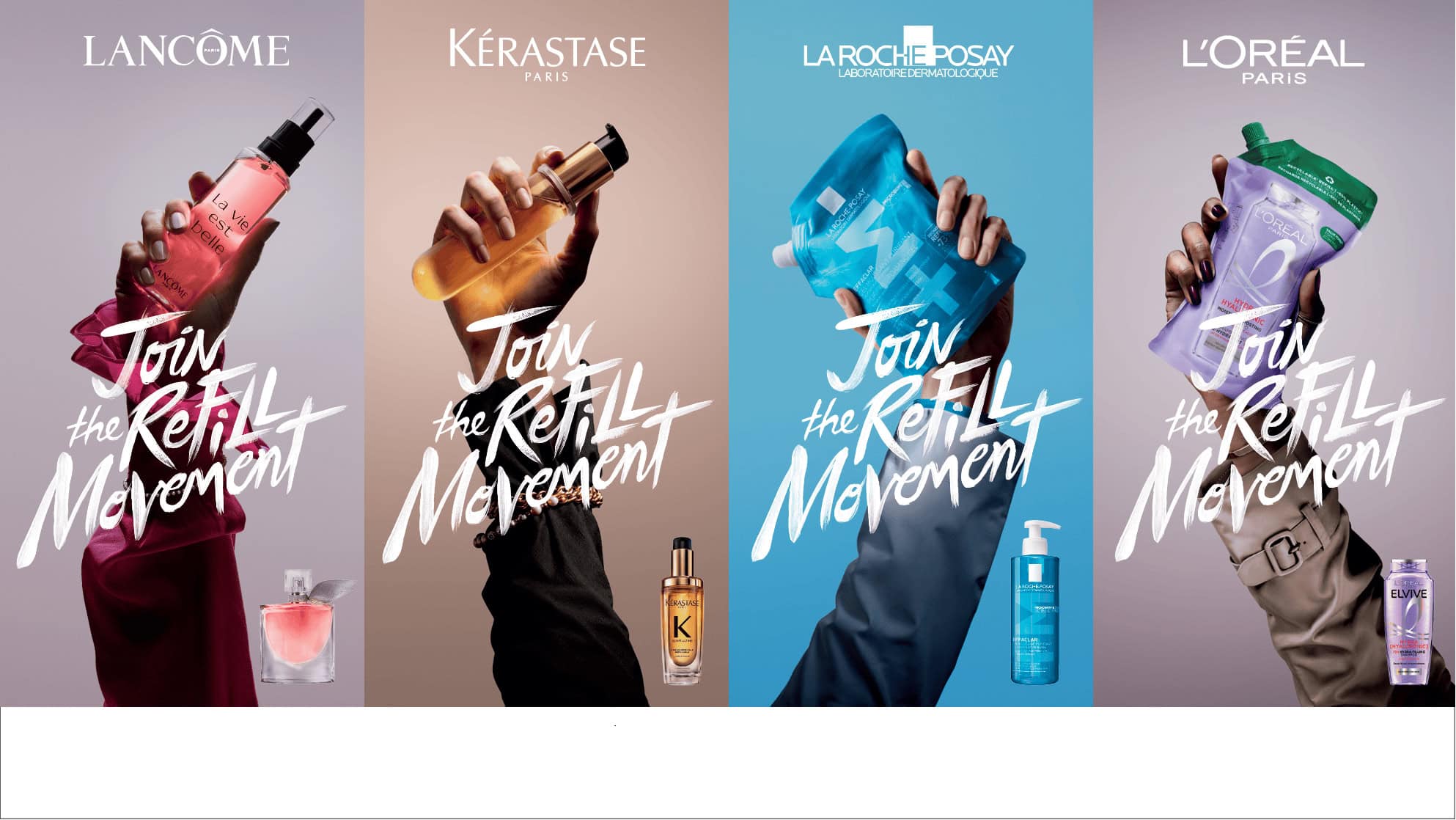L'Oréal "#JoinTheRefillMovement" Spring 2026 Ad Campaign