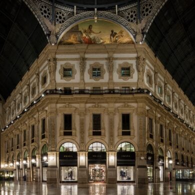 Prada Creates an Immersive Brand Destination in Milan’s Historic Galleria