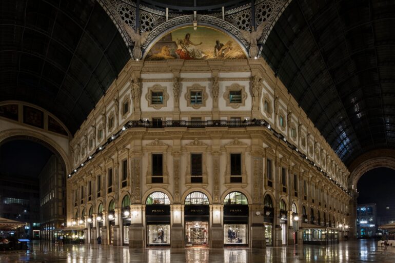 Prada Creates an Immersive Brand Destination in Milan’s Historic Galleria