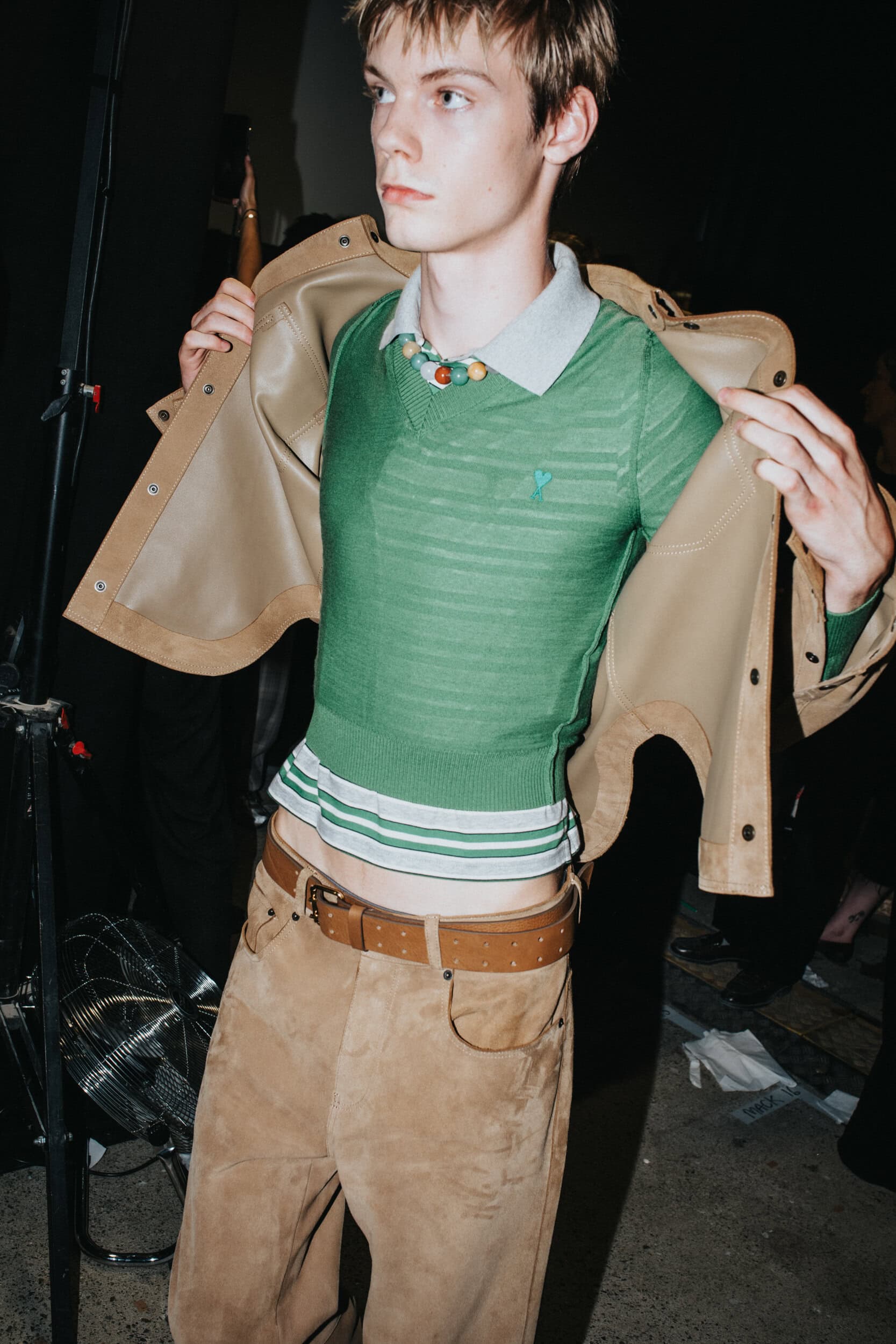Ami Paris Spring 2027 Men's Fashion Show Backstage