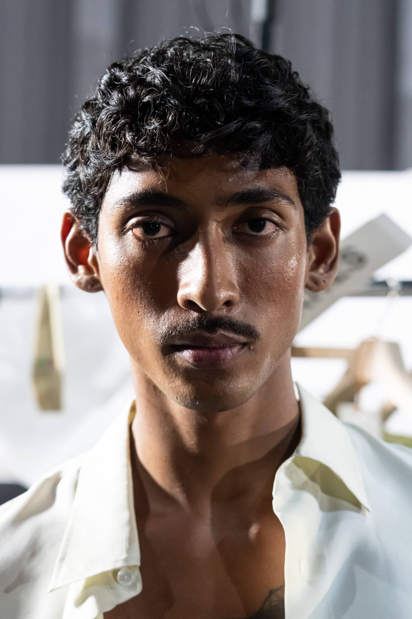 Auralee Spring 2027 Men's Fashion Show Backstage