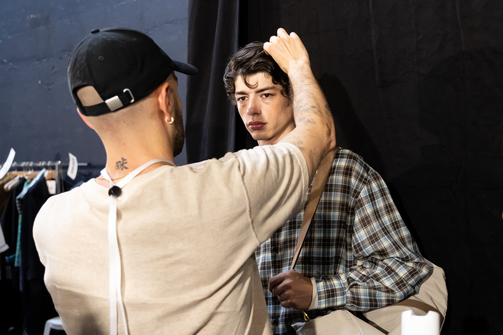 Auralee Spring 2027 Men's Fashion Show Backstage