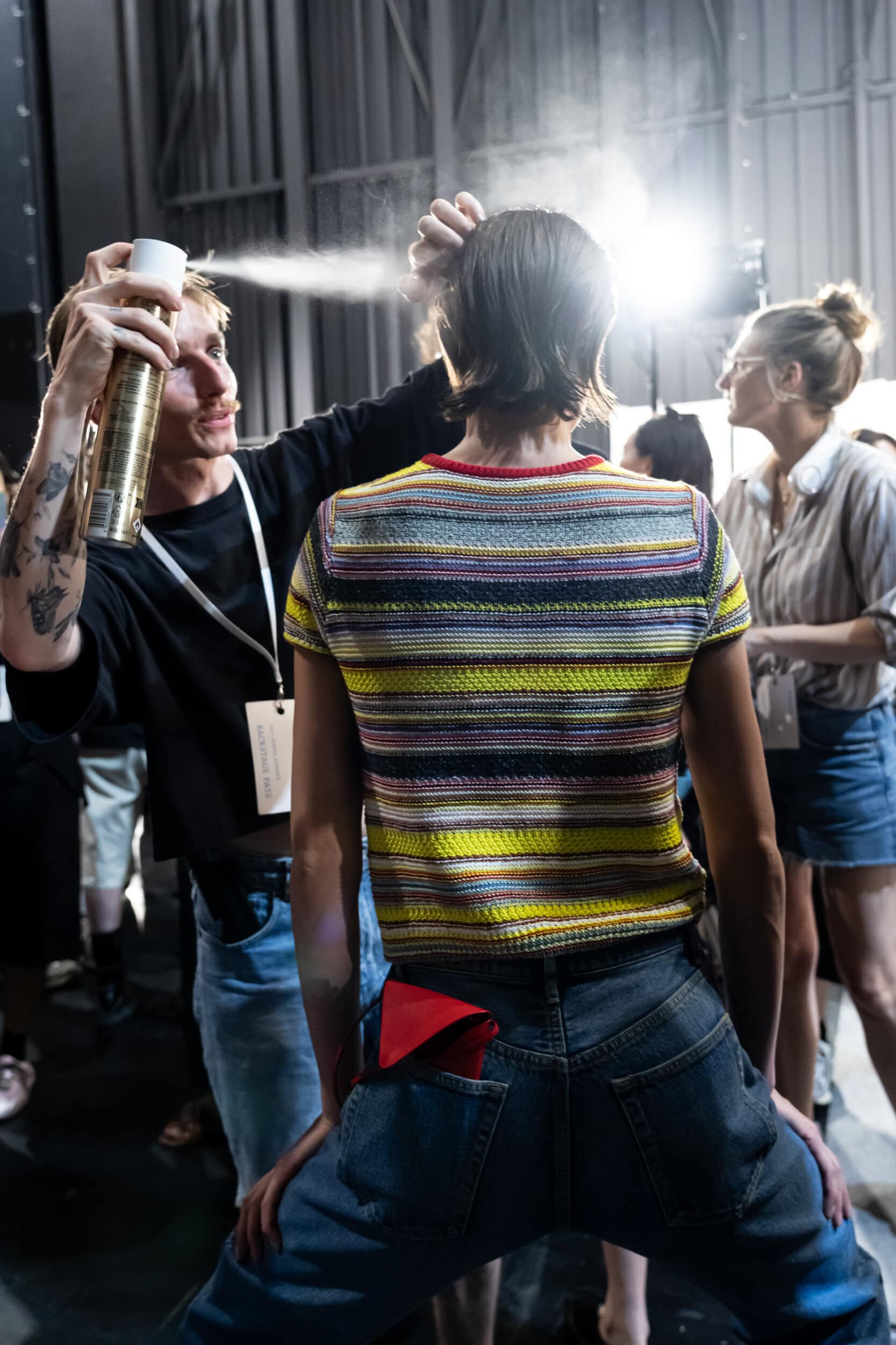 Auralee Spring 2027 Men's Fashion Show Backstage