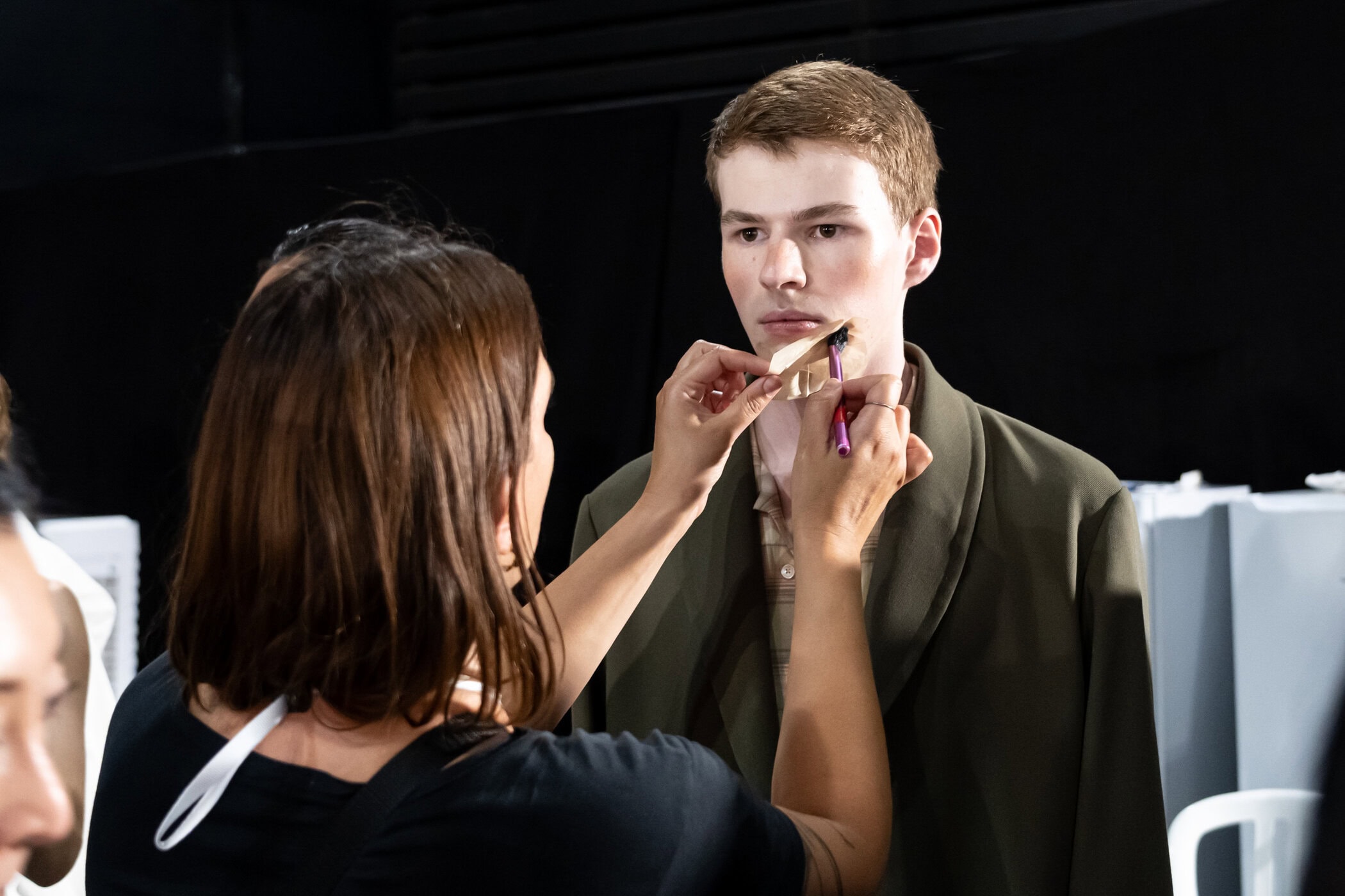 Auralee Spring 2027 Men's Fashion Show Backstage