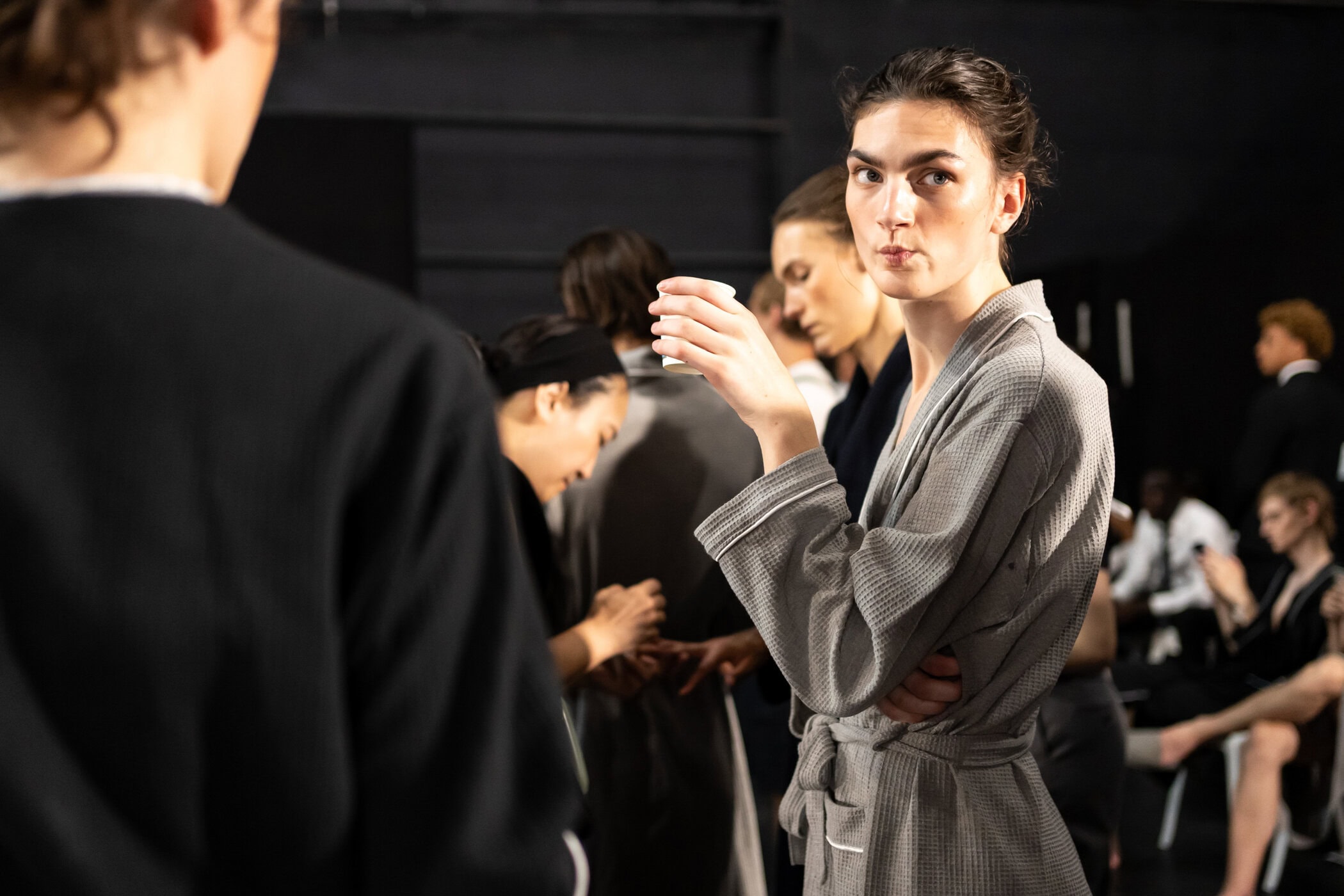 Auralee Spring 2027 Men's Fashion Show Backstage