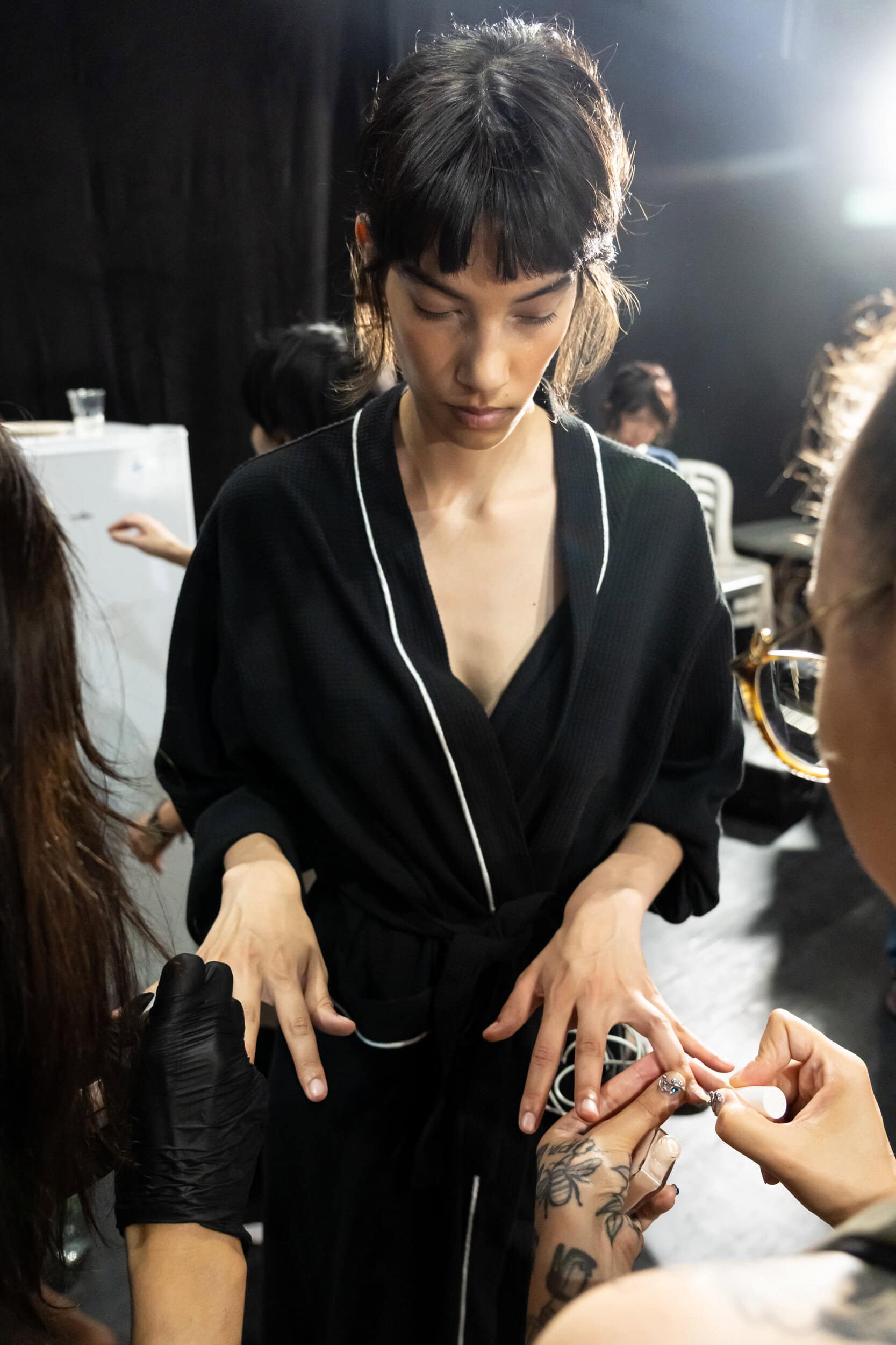 Auralee Spring 2027 Men's Fashion Show Backstage