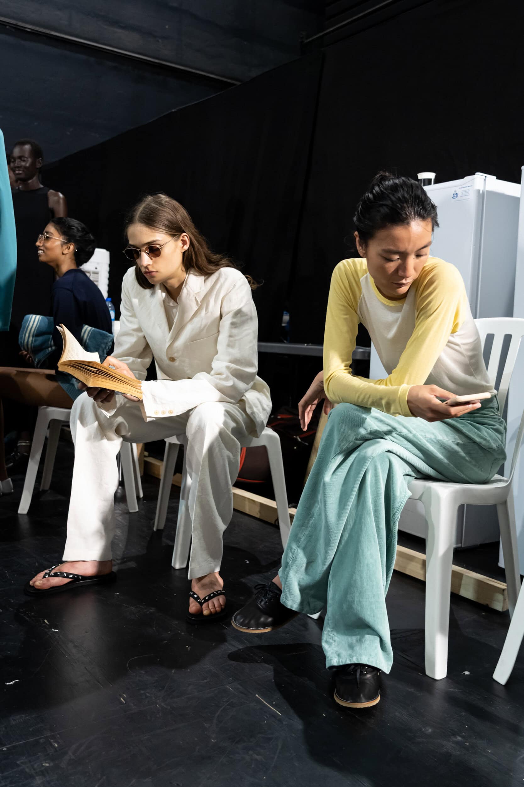 Auralee Spring 2027 Men's Fashion Show Backstage