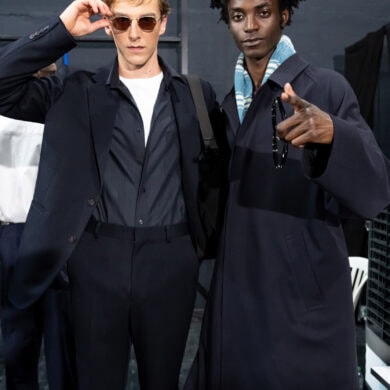 Auralee Spring 2027 Men's Fashion Show Backstage