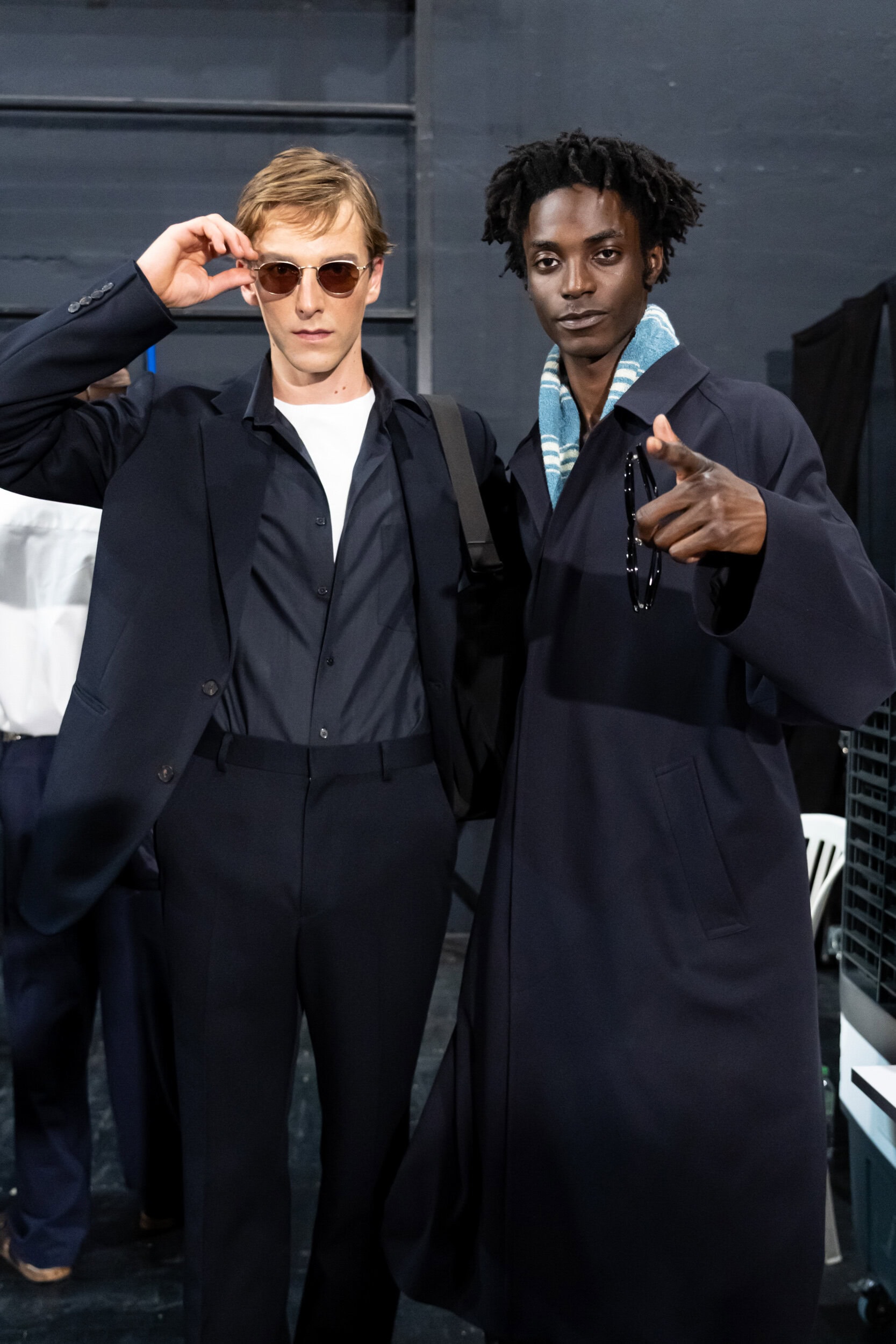 Auralee Spring 2027 Men's Fashion Show Backstage