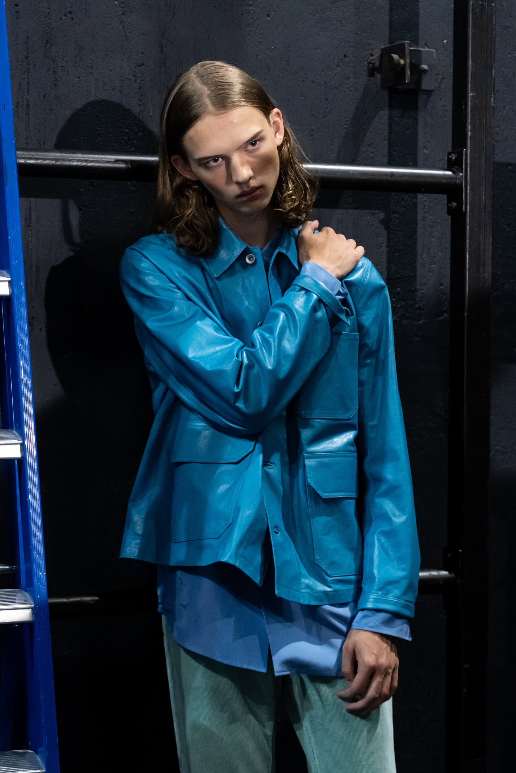 Auralee Spring 2027 Men's Fashion Show Backstage