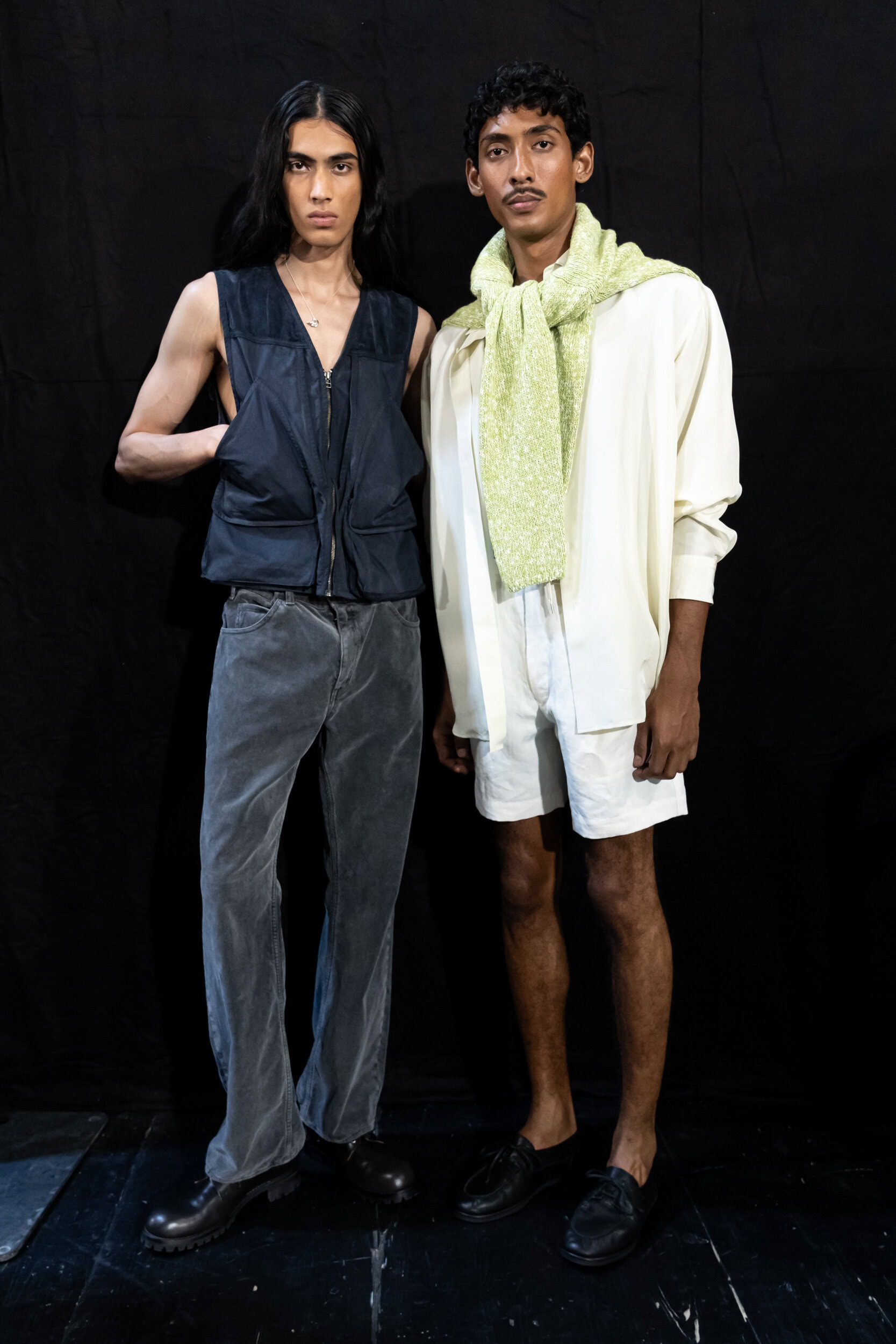 Auralee Spring 2027 Men's Fashion Show Backstage